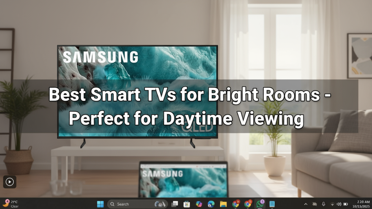 Best Smart TVs for Bright Rooms – Perfect for Daytime Viewing
